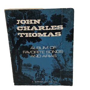 John Charles Thomas Album Of Favorite Songs And Arias, Songbook Music, 1946